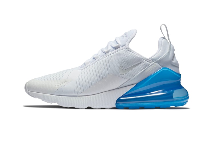 Nike’s Air Max 270 Will Take on A “White/Photo Blue” Makeover
