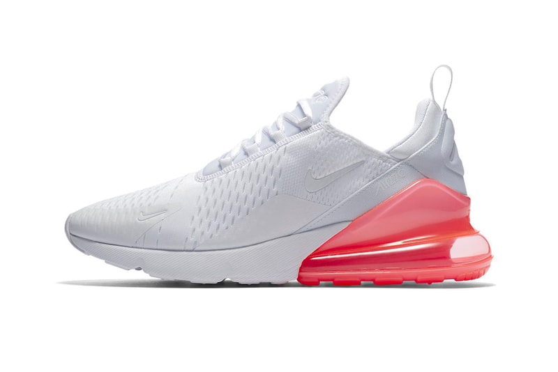 Nike Air Max 270 White Total Orange Hot Punch release info sneakers footwear