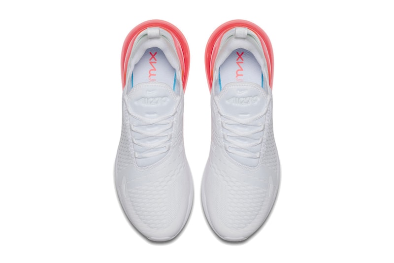Nike Air Max 270 White Total Orange Hot Punch release info sneakers footwear