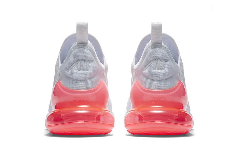 Nike Air Max 270 White Total Orange Hot Punch release info sneakers footwear