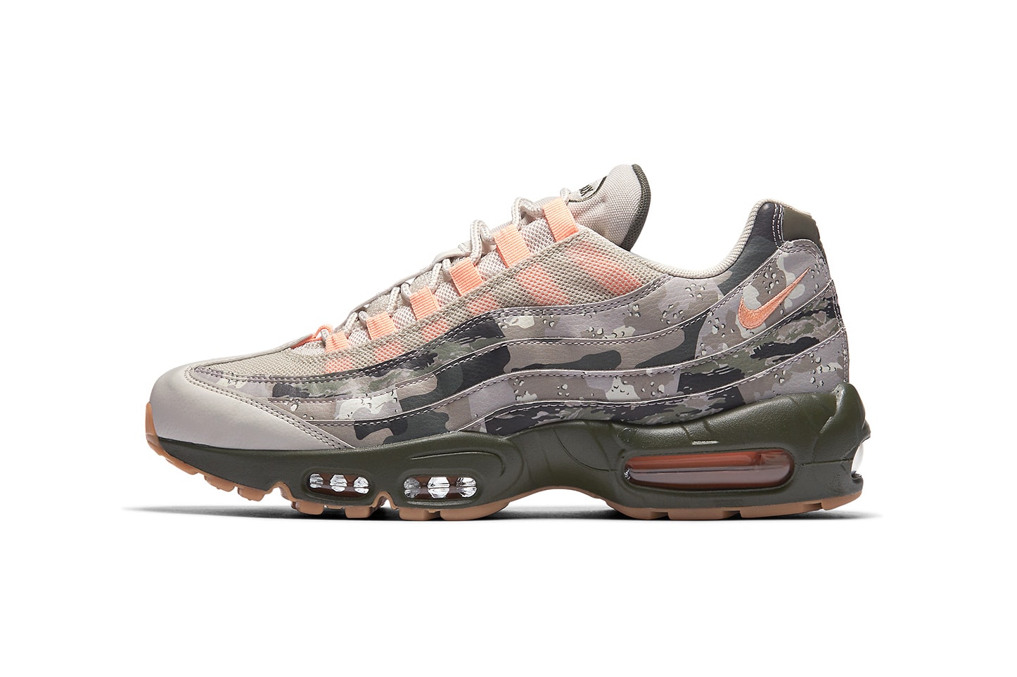 Nike Air Max 95 Camo camouflage march 2018 spring summer release date info drop sneakers shoes footwear AQ6303 001