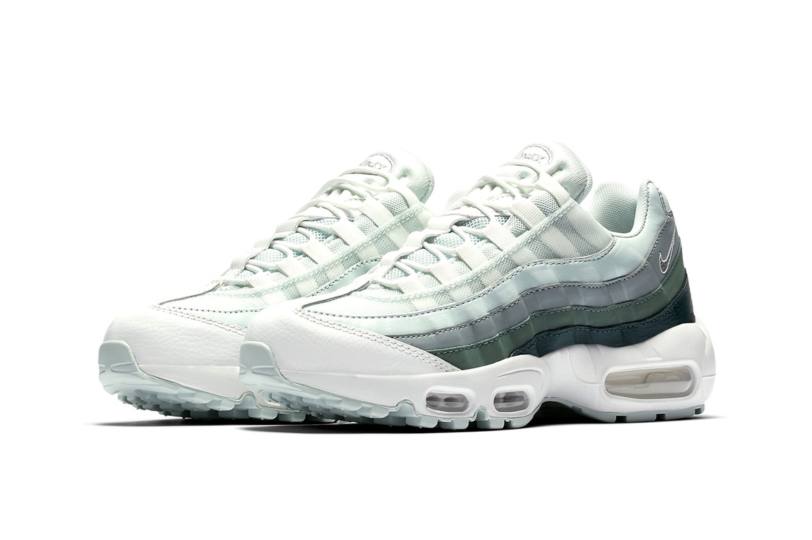 Nike Air Max 95 Green Grey Gradient Color Scheme Hypebeast Nike Air Max 95 Green Grey Gradient Color Scheme Hypebeast