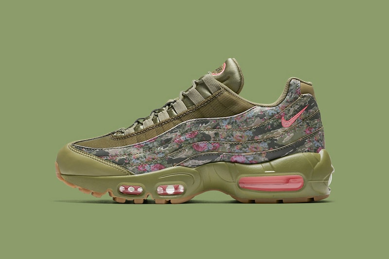 Nike Air Max 95 Floral Camo AQ6385 200 april 2018 spring summer release date info drop sneakers shoes footwear