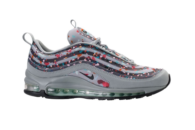 Nike Air Max 97 Confetti Colorway New Releasing April 12 Information Details Sneakers Footwear Trainers Women's Gray