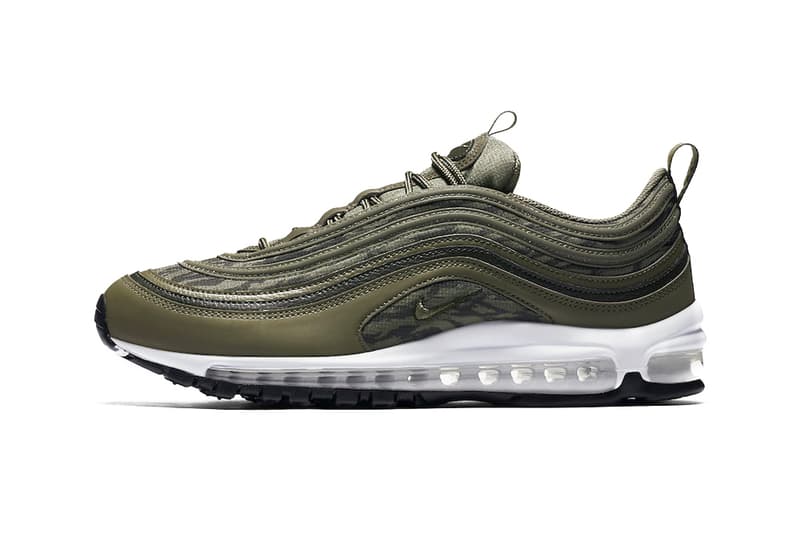 Nike Air Max 97 Tiger Camo Pack Black Khaki Velvet Brown Medium Olive Sequoia Black