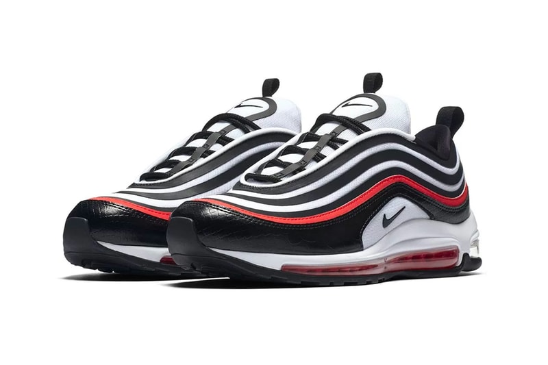 Nike Air Max 97 Ultra 17 SE leather mesh footwear sneakers black orange white brown