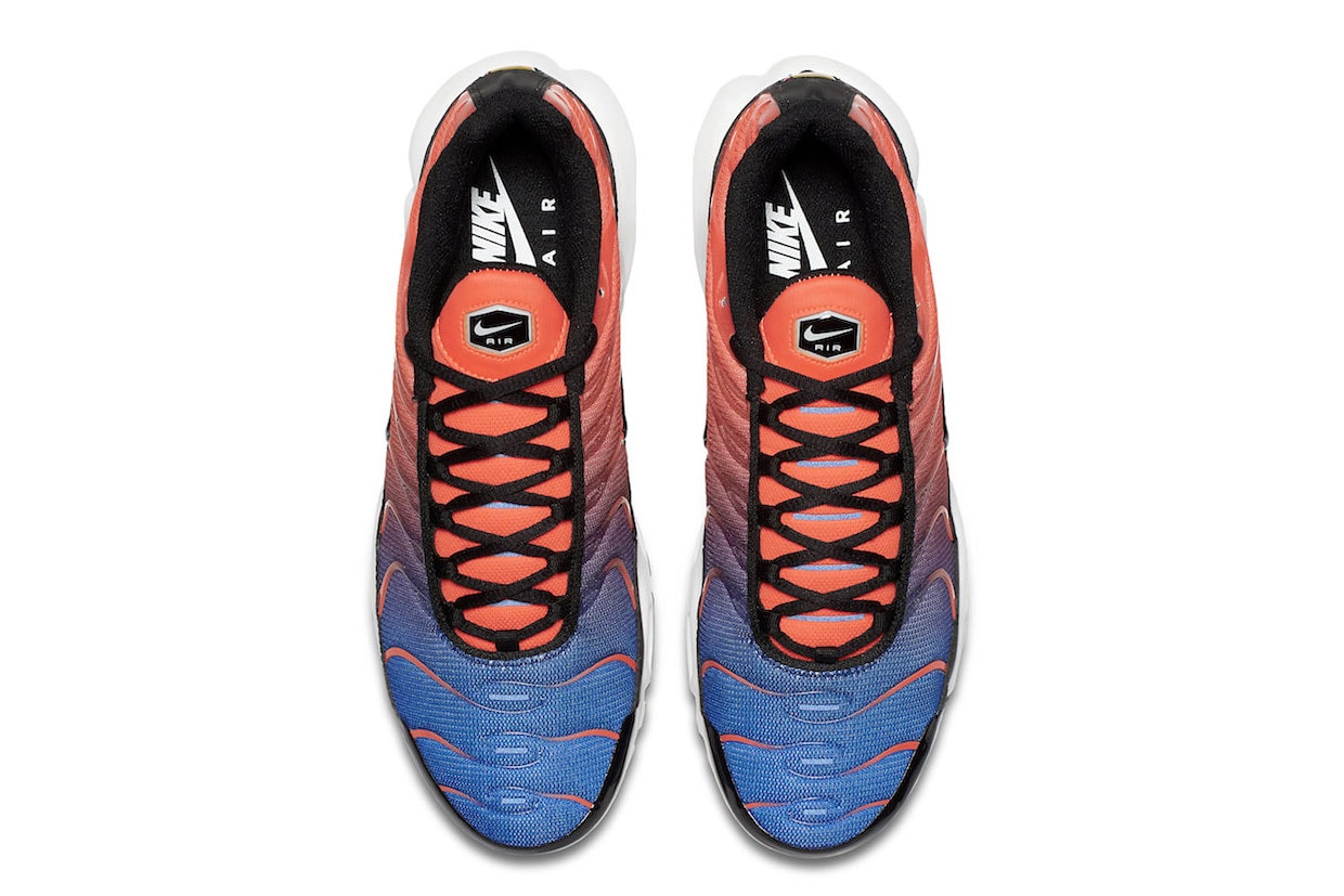 Nike Air Max Plus Blue Pink Gradient spring 2018 release sneakers footwear