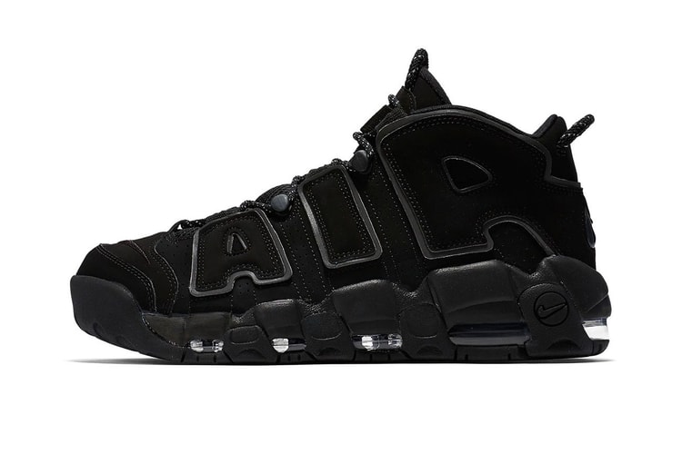 A Closer Look at the Nike Air More Uptempo “Triple Black”