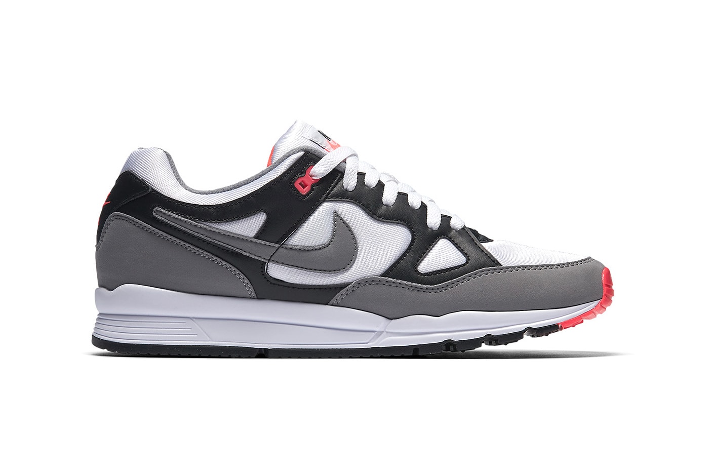 Nike Air Span 2 "Hot Coral" Reissue Patta Collaboration sneaker footwear trainers gray grey black white pink red Release Date Info Pricing