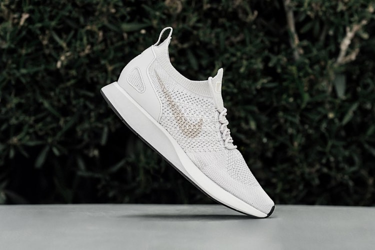 Nike's Air Zoom Mariah Flyknit Racer Cleans up In "Pure Platinum"