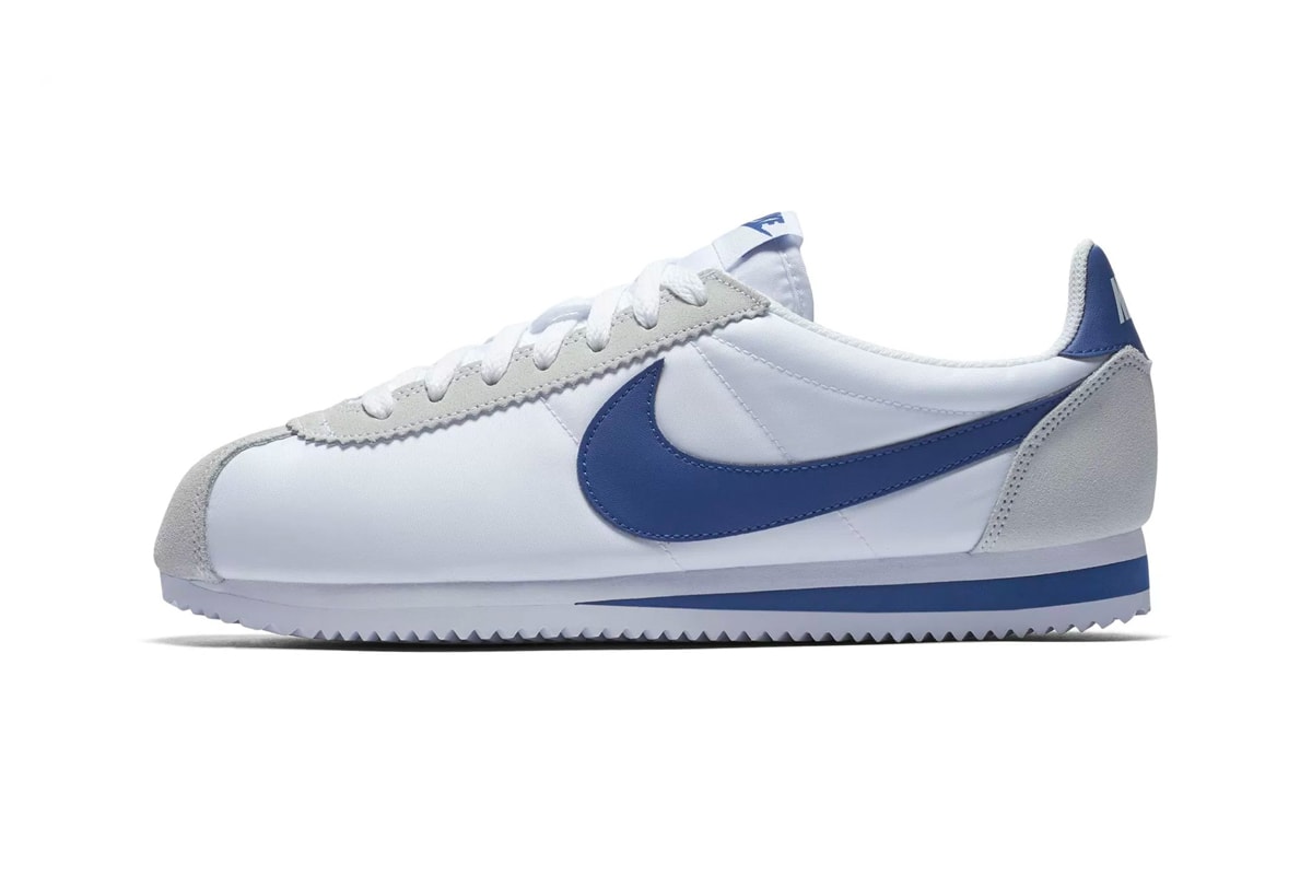 Nike Classic Cortez White Gym Blue Spring 2018 release sneakers footwear