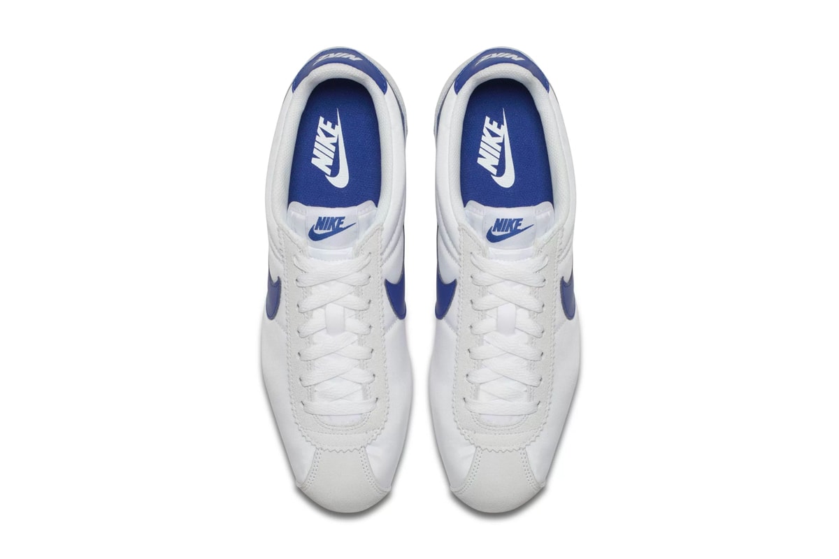 Nike Classic Cortez White Gym Blue Spring 2018 release sneakers footwear