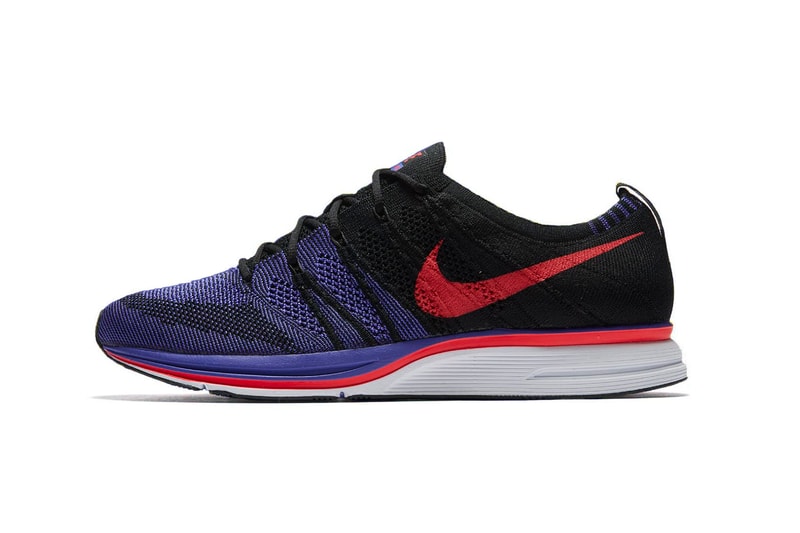 Nike Flyknit Trainer black purple siren red white persian violet footwear release date march 15 2018