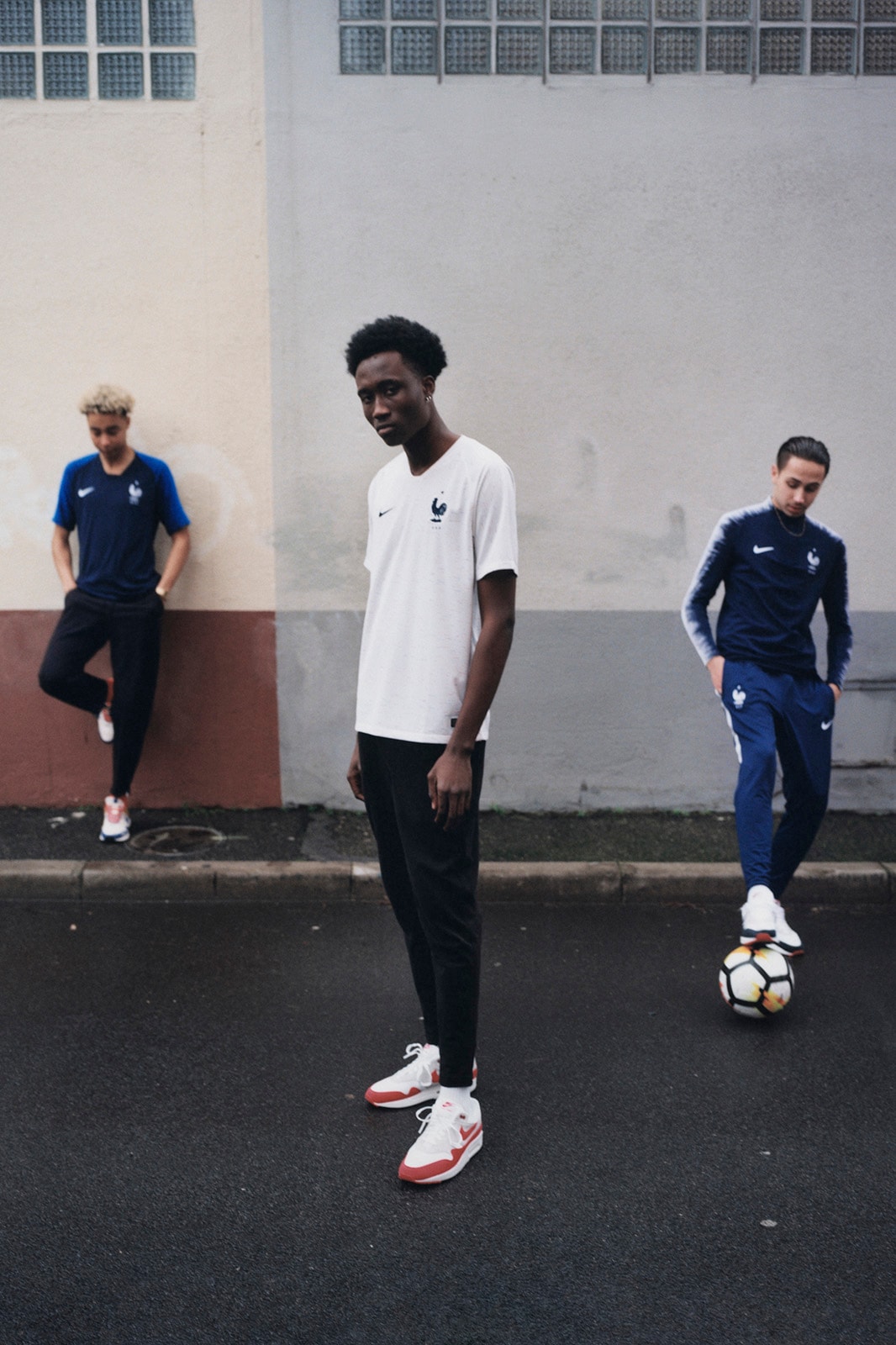 Nike Football French World Cup 2018 Soccer Collection Home Kits Jersey Away Kit FIFA Warm Up Tricolore Mariniere Release Info Buy Details Kingsley Coman Raphael Varane