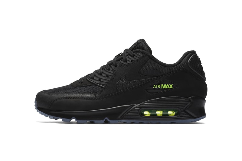 Nike KAWS Air Max 90 Black Volt AQ6101 001​ 2018 april spring summer release date info drop sneakers shoes footwear
