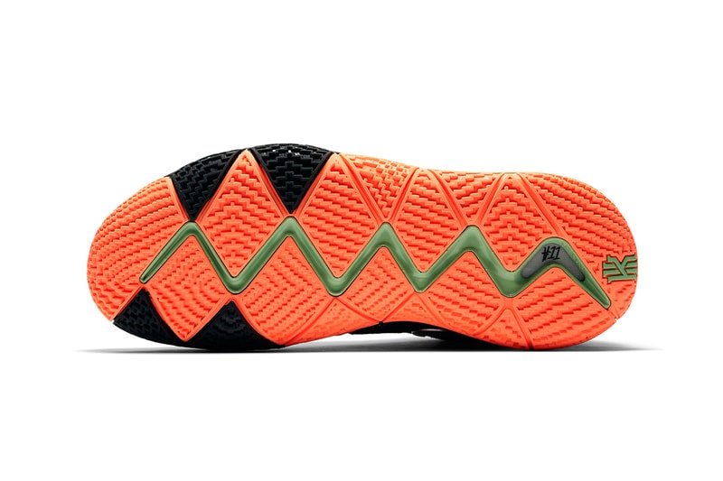 Nike Kyrie 4 Black Orange Green March 16 release sneakers footwear