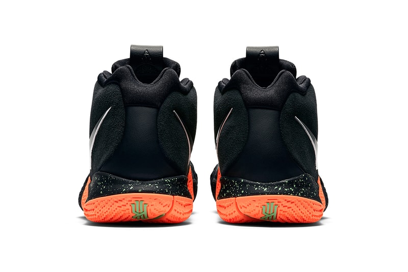 Nike Kyrie 4 Black Orange Green March 16 release sneakers footwear