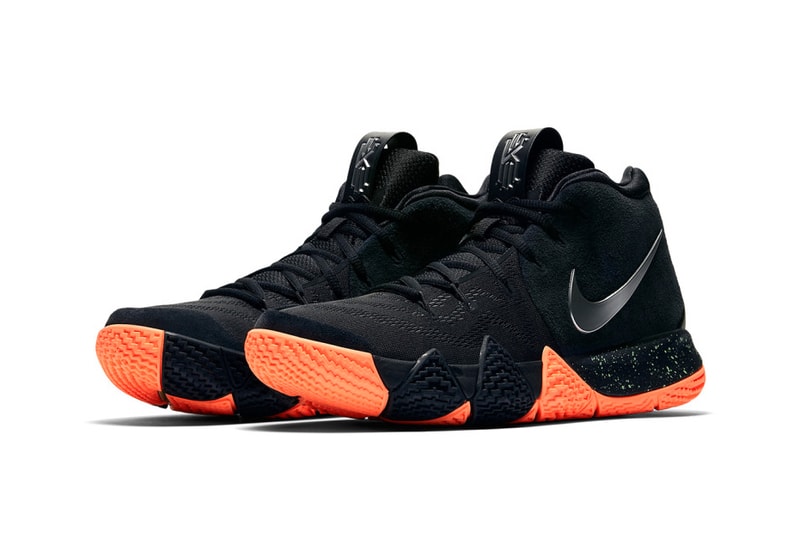 Nike Kyrie 4 Black Orange Green March 16 release sneakers footwear