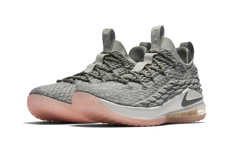 Nike LeBron 15 Low Dark Stucco release info LeBron James sneakers footwear