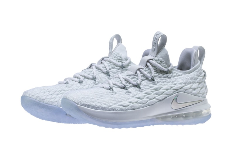 Nike LeBron 15 White Silver Release Date LeBron James Basketball