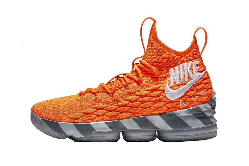 Nike Lebron James 15 Orange Box Release Date White Mine Gray Information Details Portland Trail Blazers Cleveland Cavaliers sneakers footwear basketball NBA