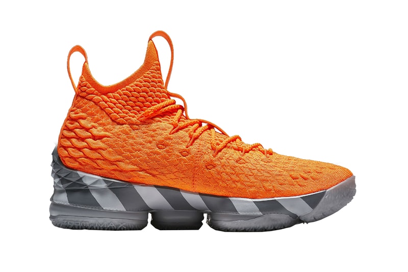 Nike Lebron James 15 Orange Box Release Date White Mine Gray Information Details Portland Trail Blazers Cleveland Cavaliers sneakers footwear basketball NBA