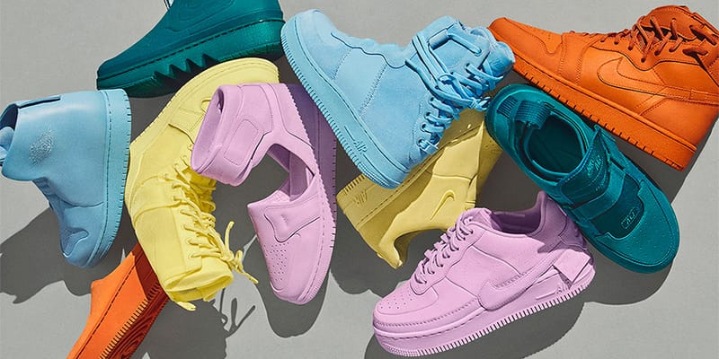 all one color nike shoes