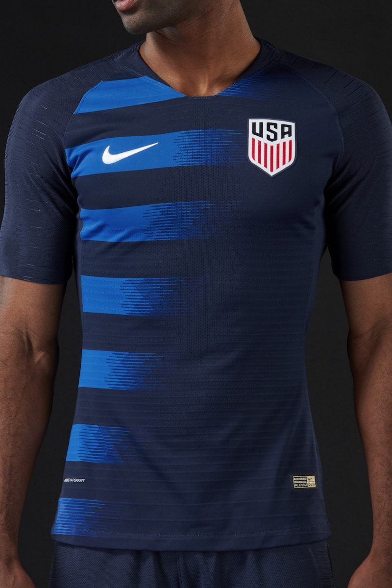 Nike Team USA 2018 Football Kits red white blue swoosh
