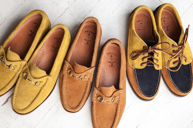 NOAH Drops Two Suede Bit Loafers & a Tricolor Trail Oxford