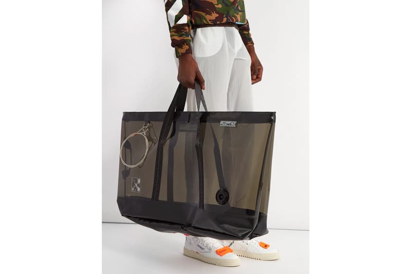 Off-White™ PVC caryall tote bag black translucent purchase available now