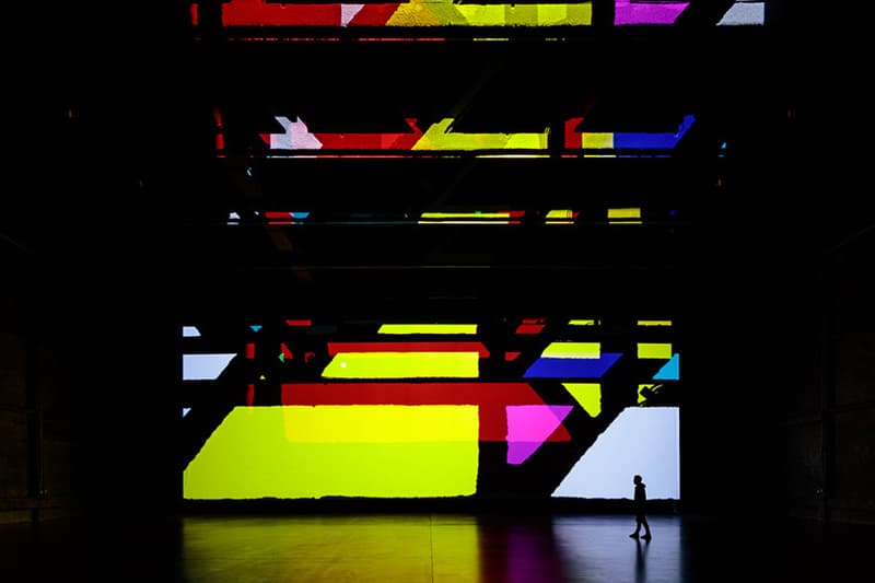 olafur eliasson reality projector marciano art foundation abstract art installation theater gallery los angeles california design