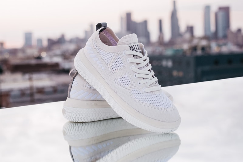 Palladium sneaker footwear shoe boot military ax_eon pampa high lite k crushion knit canvas collection capsule pallaphoenix paris phoenix ss18 fw18 spring summer fall winter 2018 preview teaser white
