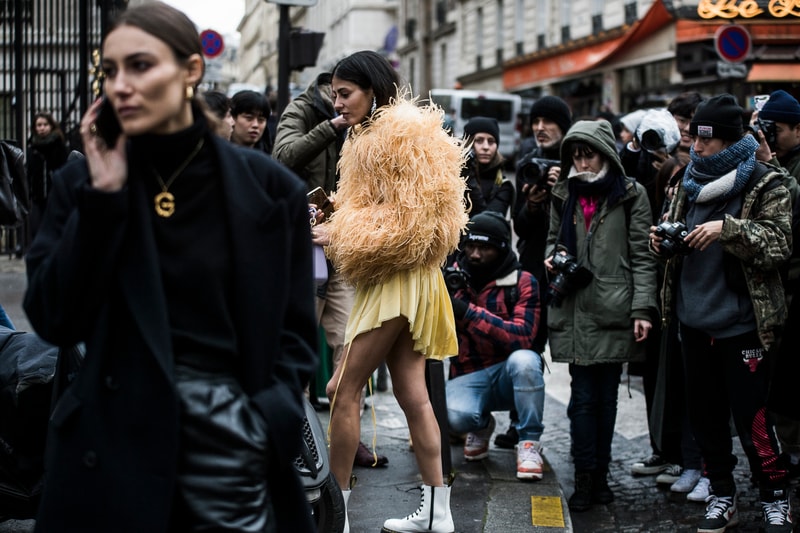 Paris Fashion Week Fall Winter 2018 Street Style street snaps