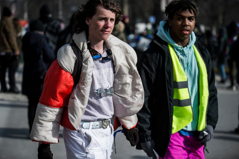 Paris Fashion Week Fall Winter 2018 Street Style street snaps