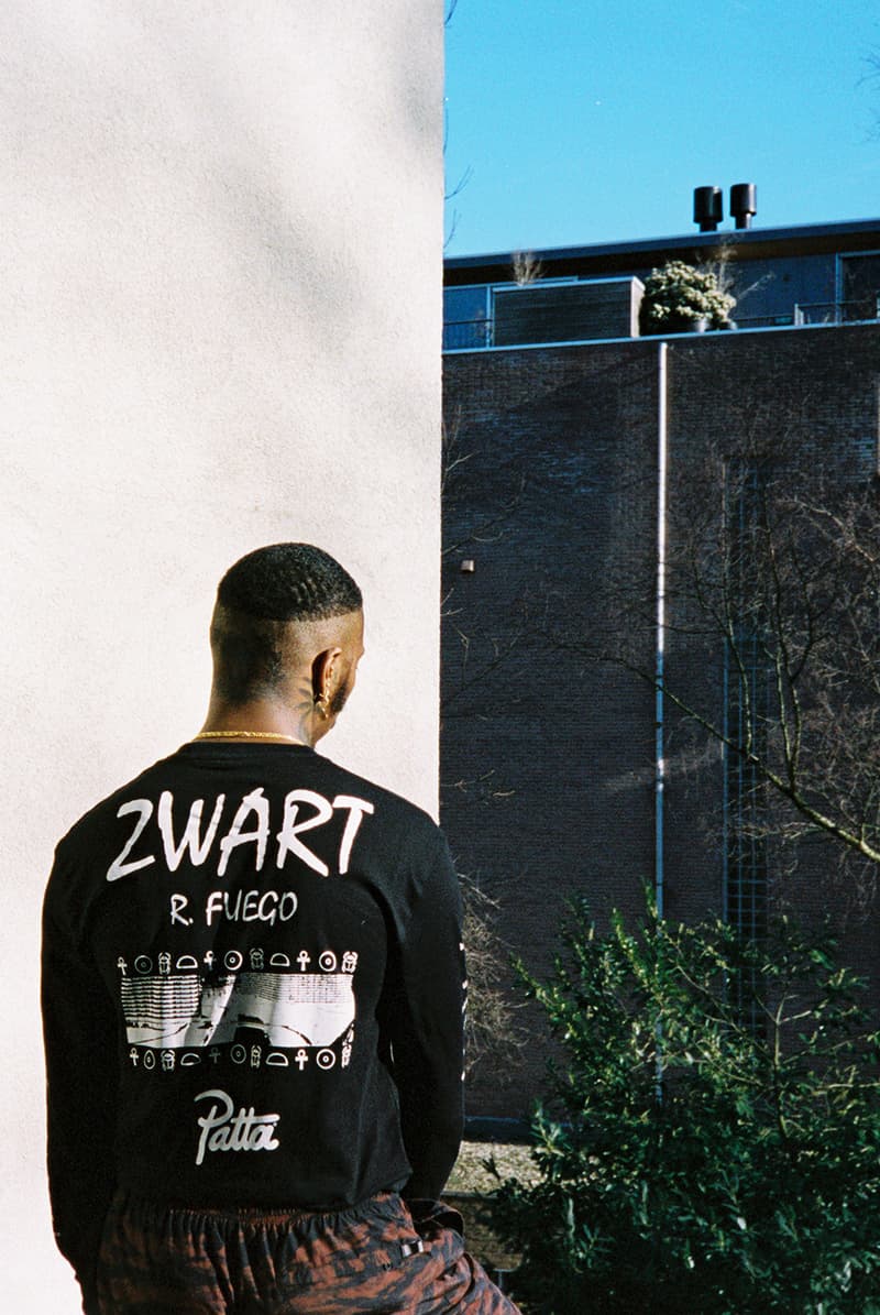 Patta Ray Fuego Zwart T Shirt tee black long sleeve longsleeve tour release date info drop