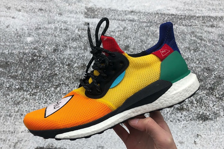 Images Surface of a BOOST-Assisted Pharrell x adidas Solar Hu Glide ST