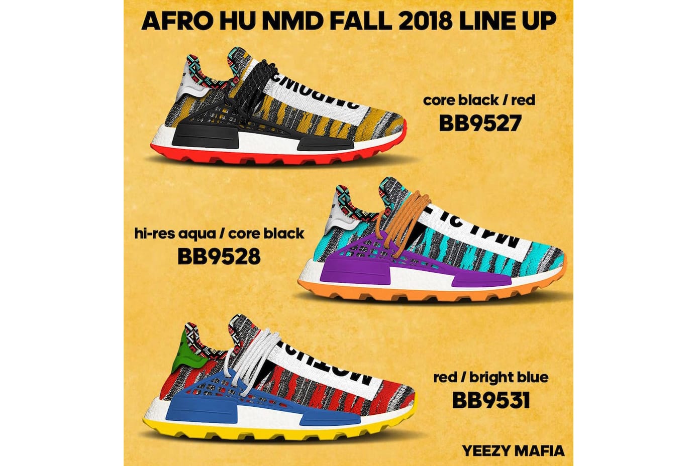 Pharrell x adidas Afro NMD Hu Pack 
