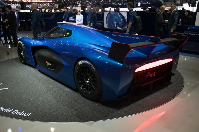 Pininfarina Hydrogen-Powered H2 Speed Track Car automotive Geneva Motor Show 2018 Le Mans