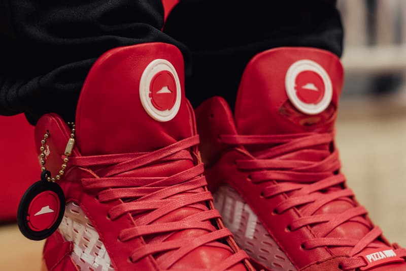 pizza hut pietop 2 closer look sneakers basketball red marinara wheat patent nubuck leather suede wax ncaa march madness