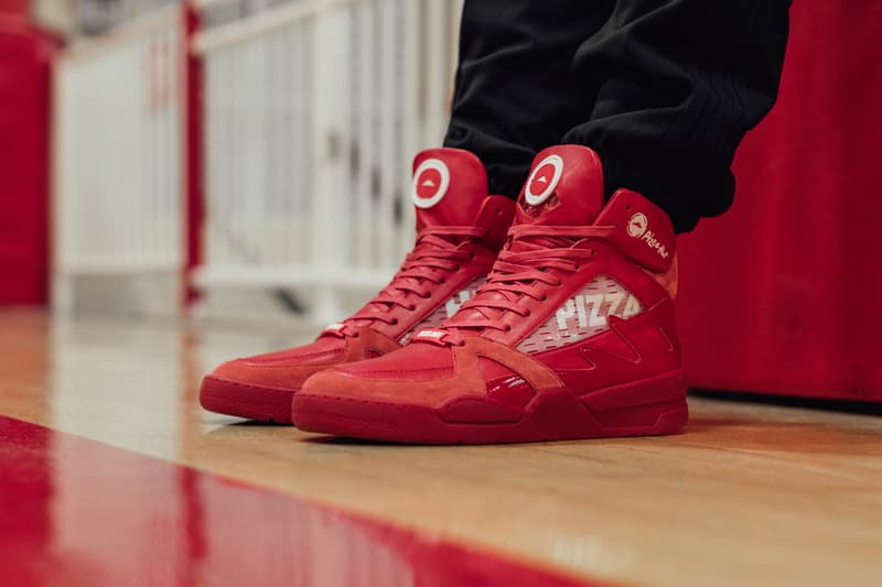 pizza hut pietop 2 closer look sneakers basketball red marinara wheat patent nubuck leather suede wax ncaa march madness