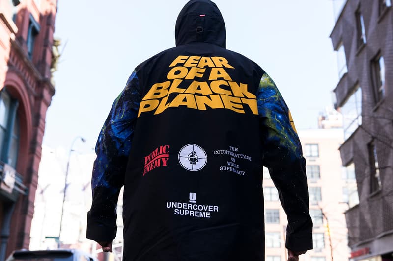 Supreme Public Enemy UNDERCOVER Collab New York City Street Style Street Snaps