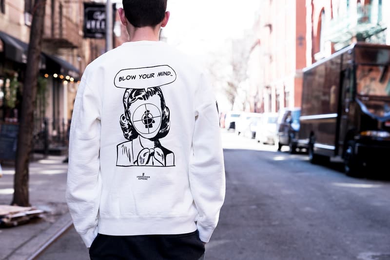 Supreme Public Enemy UNDERCOVER Collab New York City Street Style Street Snaps