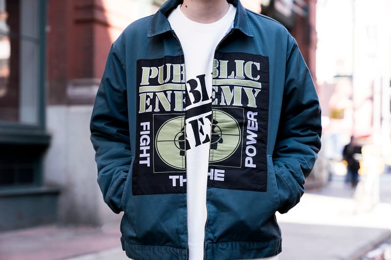 Supreme Public Enemy UNDERCOVER Collab New York City Street Style Street Snaps