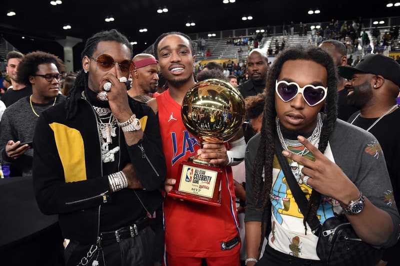 Quavo Celebrity Flag Football Migos Offset 21 Savage Lil Yachty 2 Chainz Rich The Kid Trouble YFN Lucci Julio Jones Atlanta Falcons A.J. Green