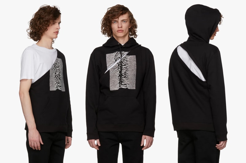 Raf Simons Spring Summer 2018 New Releases Hoodie Joy Division Unknown Pleasures Parka Replicant