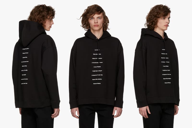 Raf Simons Spring Summer 2018 New Releases Hoodie Joy Division Unknown Pleasures Parka Replicant