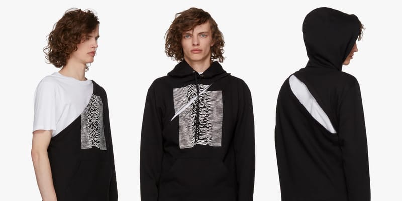raf simons joy division hoodie