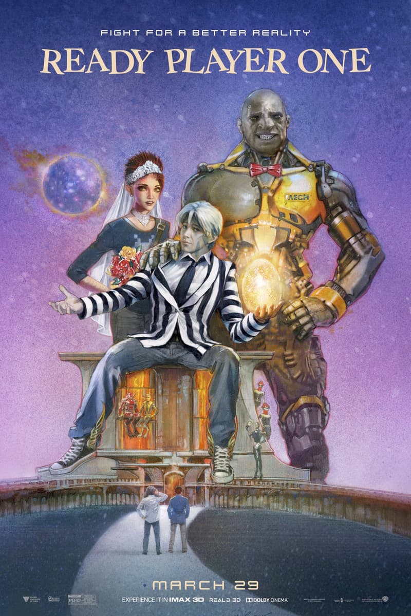 Ready Player One Nostalgic Movie Posters Back to the future matrix labyrinth