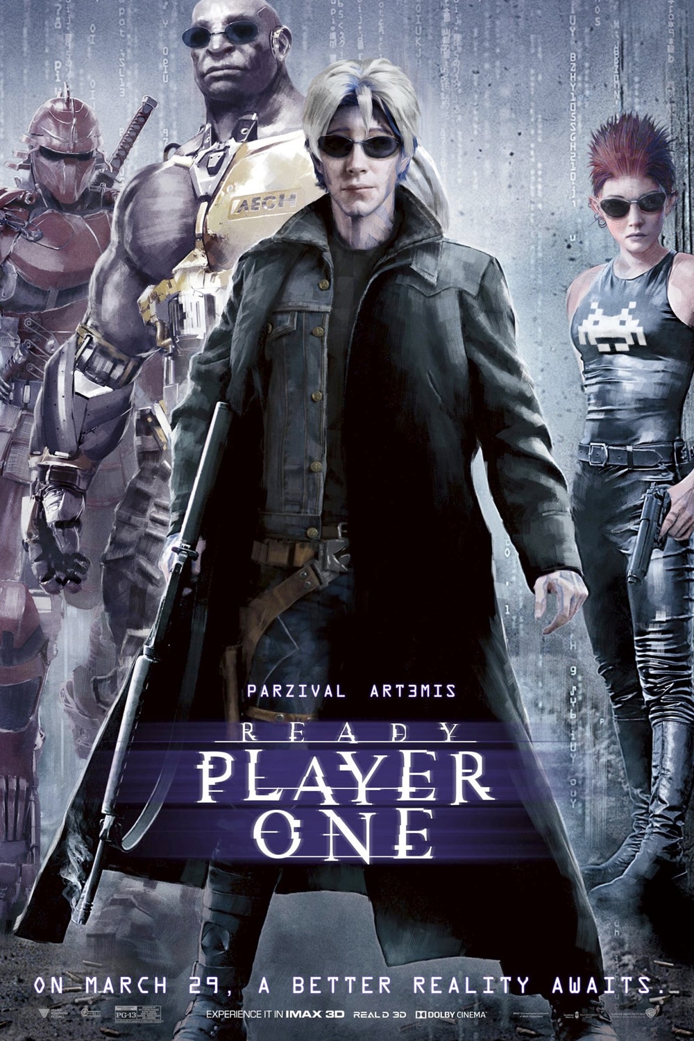 Ready Player One Nostalgic Movie Posters Back to the future matrix labyrinth