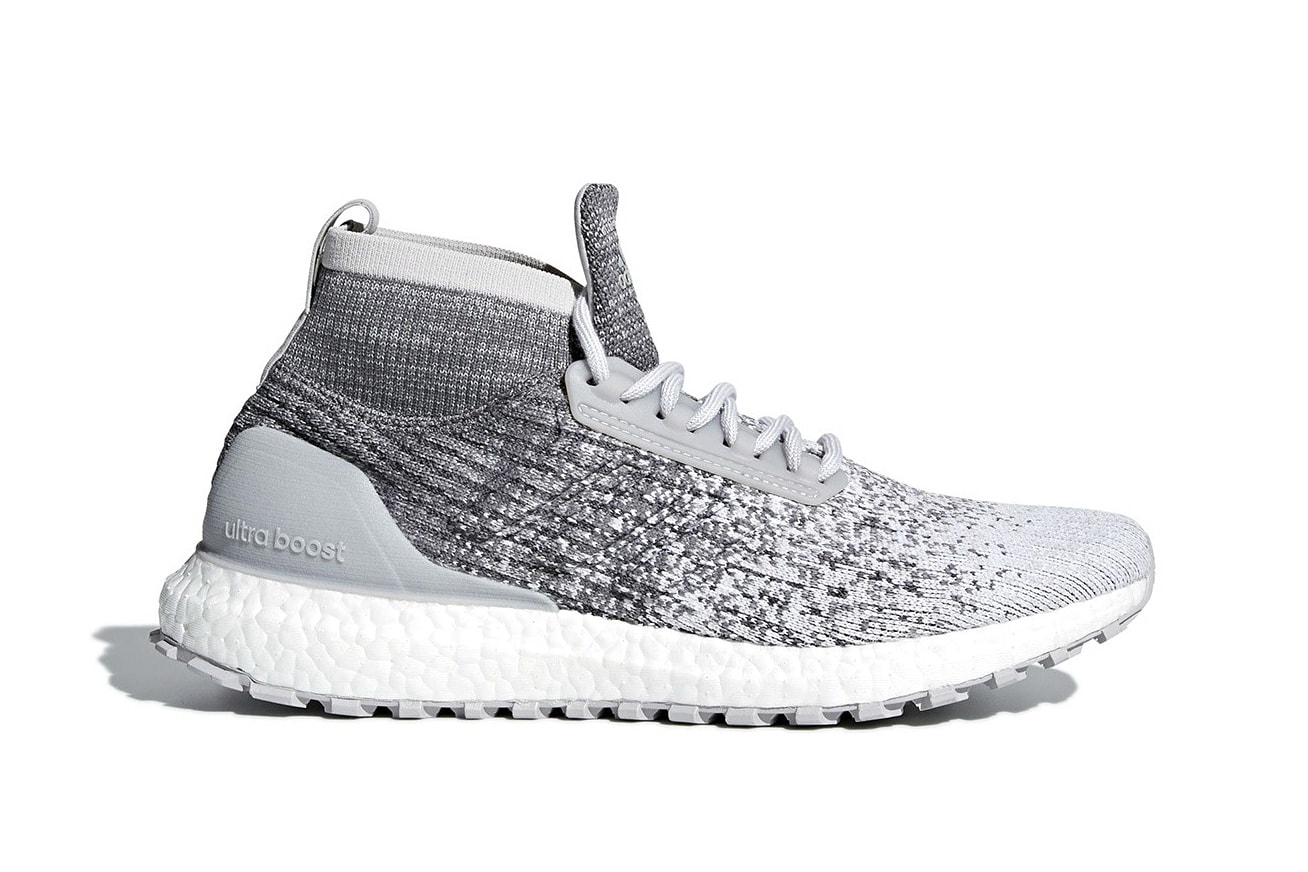 Reigning Champ adidas UltraBOOST Mid ATR grey white footwear release info date drops March 20 2018